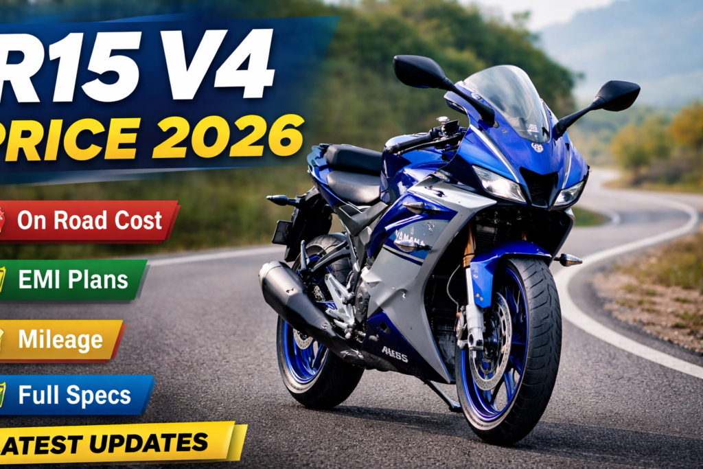 R15 V4 Price in India: On Road Price, EMI Plans, Mileage & Full Specs
