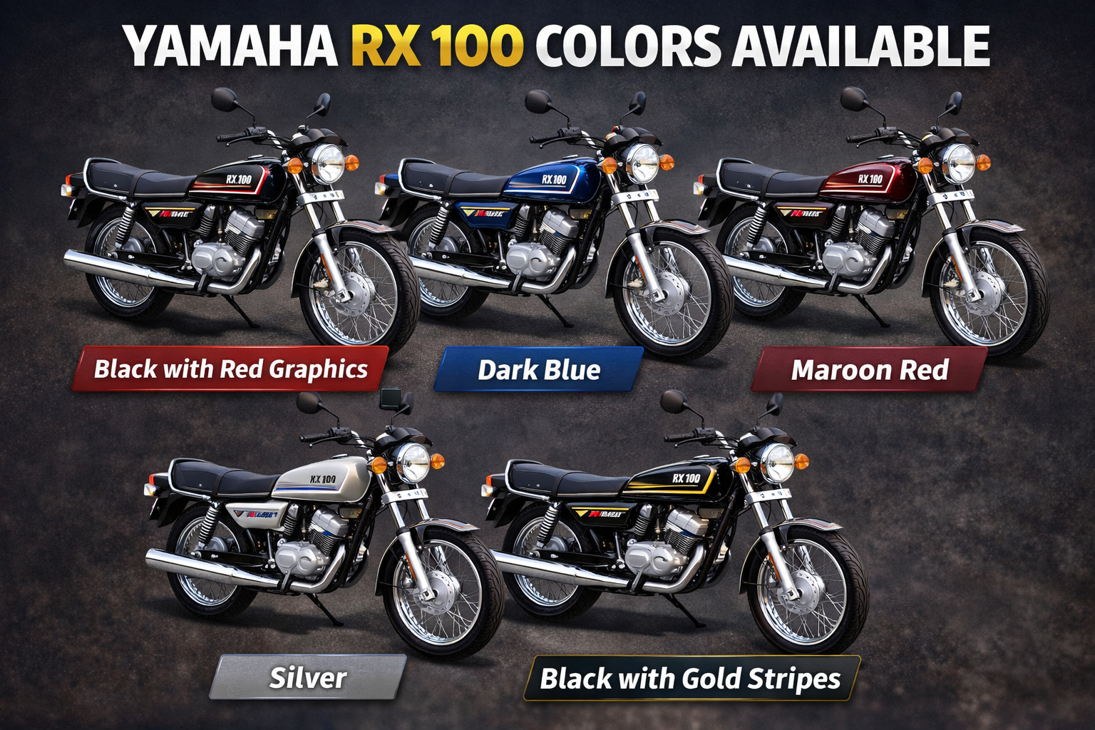 Yamaha RX 100 Bike Price in India 2026: Full Details, Old vs New ...
