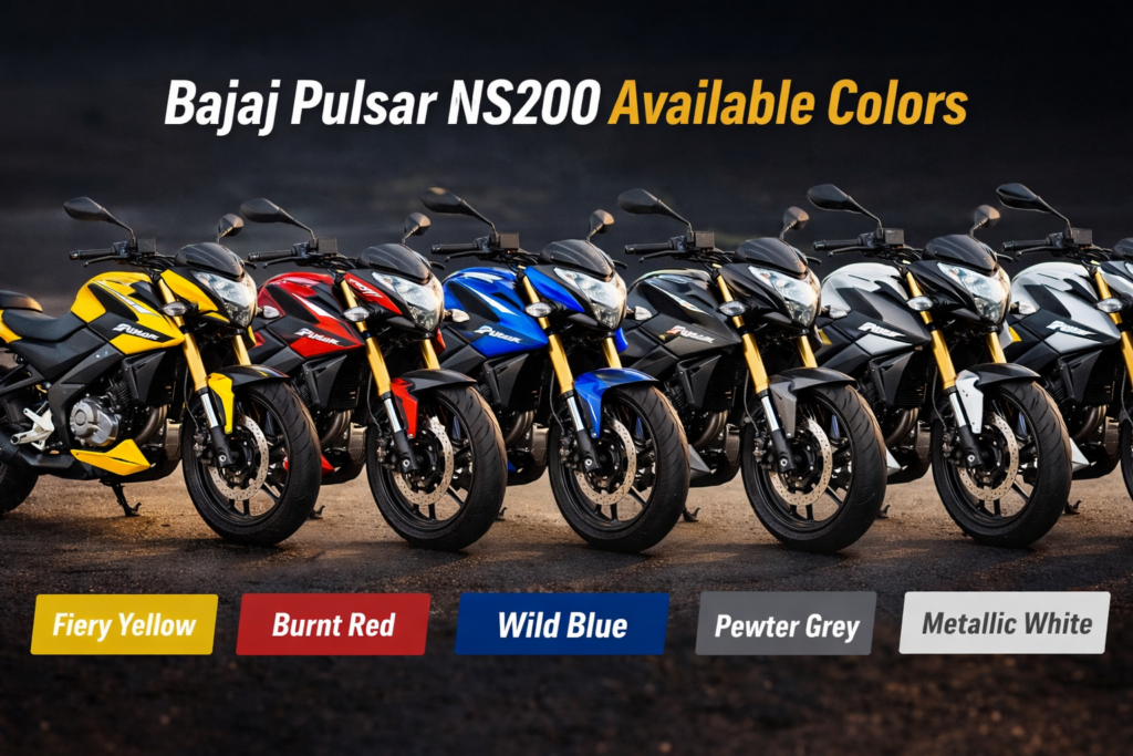 Pulsar NS200 Color Option Available