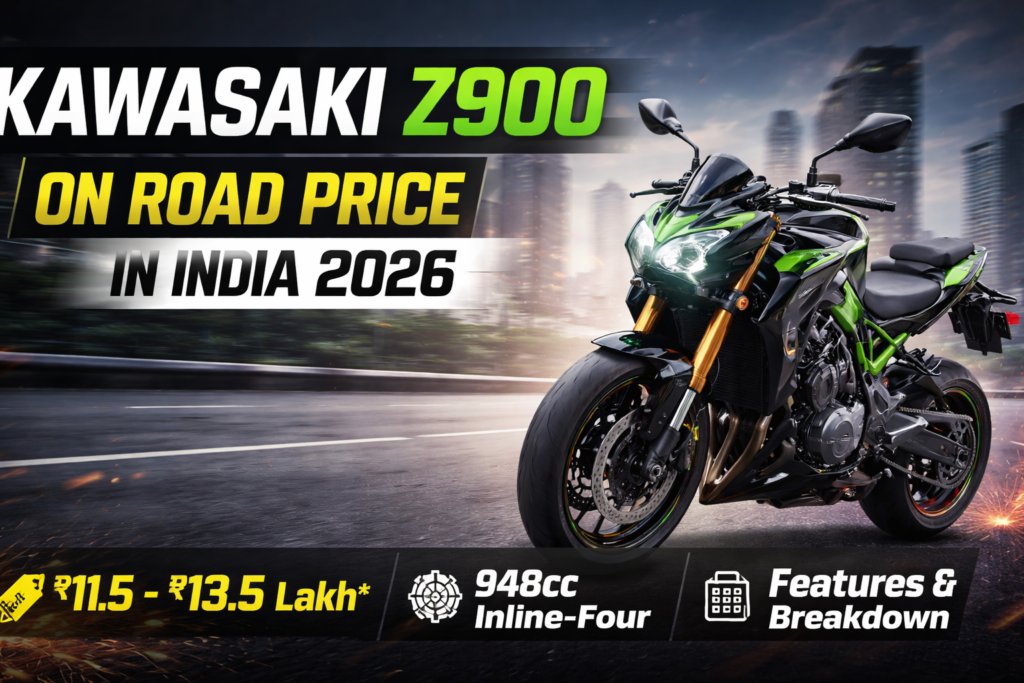 Kawasaki Z900 On Road Price in India 2026: Complete Detailed Guide
